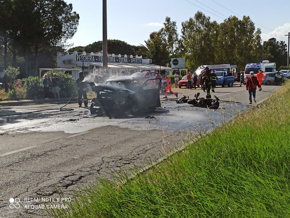 Quartu Gravissimo Incidente In Via Leonardo Da Vinci